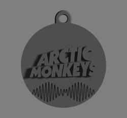 Keychain Artic Monkeys Band