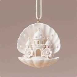 Pearl castle necklace