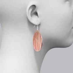 3D Printed Oval Earrings, Nature Inspired Jewelry Designs, STL Files For 3D Printing, Digital Earring Downloadable File