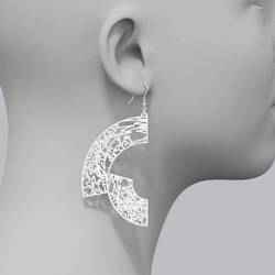 Contemporary Earrings Collection, STL File 3d Printing, Nature Inspired Jewelry Design, Digital Earring File, Downloadable Files