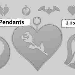 ❤️ Love Pendants – 3D Printable Collection