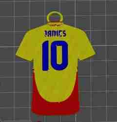 Llavero selección Colombia James Rodriguez