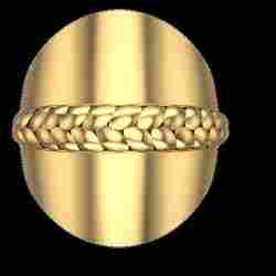 Bold Gold Chain Ring 3D Model | Modern Statement Jewelry | STL & 3DM Files with Supports | 3D Printable Ring Design-
