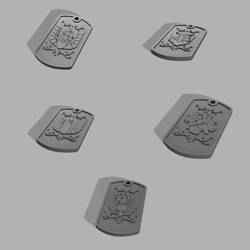 Dog Tags Saint Seiya (Knights of the Zodiac)