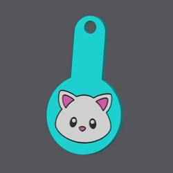 Kitten / Cat Head - Farm Animals - Shopping Cart Coin