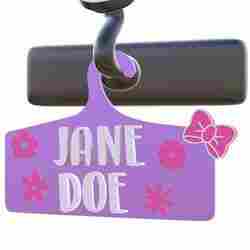 Flowers, Bows, Lightning bolts for Car Rider Sign STL Files