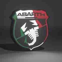 Abarth Scorpion Italian Logo Lightbox Led