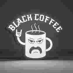 Black Coffee Lamp Lightbox Led