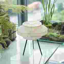Spherical Lamp - Wave/Woven mesh lamp