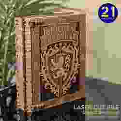 Knight's Chronicle - Medieval Book Box | Laser Cut Files