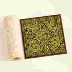Mesoamerican Sun & Serpent Motifs Texture Roller – Clay Tool for Pottery, Crafts and Fondant
