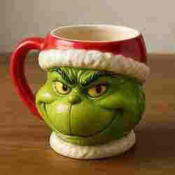 Taza El Grinch Navidad, Grinch Mug Christmas