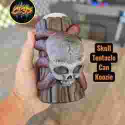Skull Octopus Can Koozie