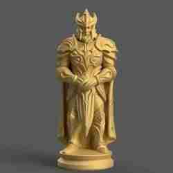 Organic King Chess Piece - 3D Print Model