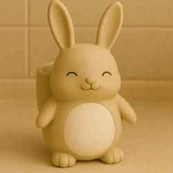 Cute Bunny Planter – 3D Printable Rabbit Pot (No Supports Needed)