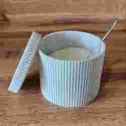 Sugar bowl with lid