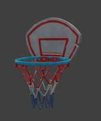 Mini Basketball Hoop for Trash Can - Desktop Paper Toss Game STL