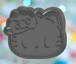 Halloween Killer Kitty Freddy Face Cookie Cutter