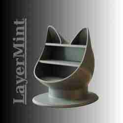 Cat Ears Desk Organizer – 3D Printable STL File | Cute Cat Pen Holder & Brush Organizer