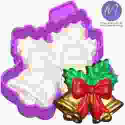 3D Christmas Bells Freshie STL Mold Housing