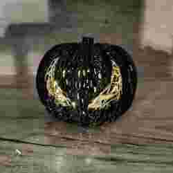 Voronoi Halloween Pumpkin with Venom Eyes