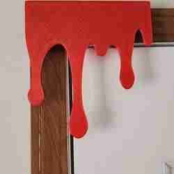 Blood Drip Door Decor