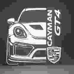 Porsche Cayman GT4 - Lightbox Led Lamp