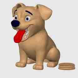 Piggy bank puppy