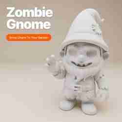 Zombie Gnome – Halloween 3D Printable Figurine