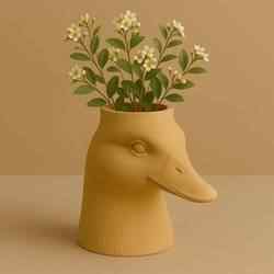 Duck Head Vase | Unique 3D Printable Home Decor