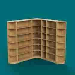 Modular Dollhouse Bookshelf 3D STL Files – Interlocking 1:12 Scale Design for Miniatures – Commercial License Included
