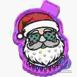 Santa and Lights Freshie STL Mold Housing
