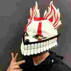 Okarun x Lucky Cat Face Mask - Dandadan Anime Cosplay