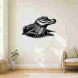 Alligator Illustration - Wall Art Onecolor