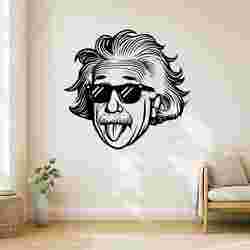 Einstein Cool Scientist - Wall Art Onecolor