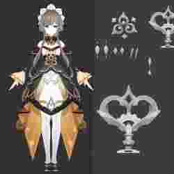 Sandrone Cosplay Accessories Genshin 3D print