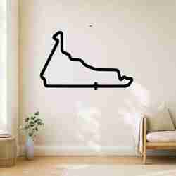 Loop Track Outline - Wall Art Onecolor