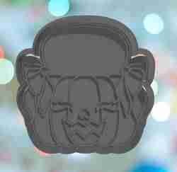Halloween Tick Or Treat Girly Bucket Cookie Cutter