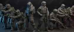 Set of 8 Australian Special Forces Soldiers – 3D Printable