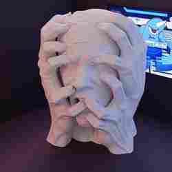 Terror hand sculpture