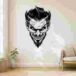 Devil Head Halloween - Wall Art Multicolor