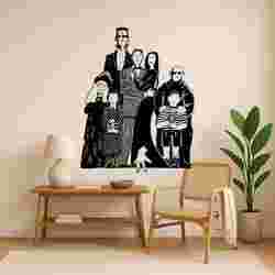 Halloween Addams Family Group - Wall Art Onecolor