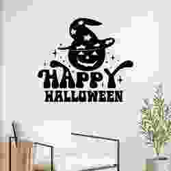 Halloween Happy Pumpkin Hat - Wall Art Onecolor