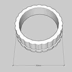 Galette saint michel cookie cutter