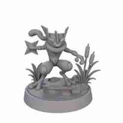 Greninja – 3D Printable Pokémon Figurine in Habitat