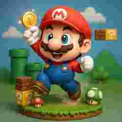 Super Mario Chibi Diorama