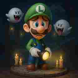 Luigi Chibi Diorama