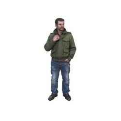 Rugged Veteran – Vintage Military Jacket & Ripped Jeans Figure