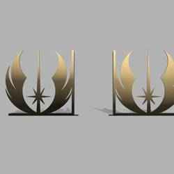 Bookend Jedi Order - Light of the Force ✨⚔️