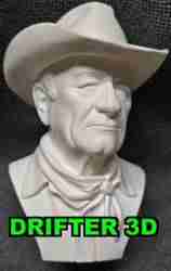John Wayne Cowboy Bust